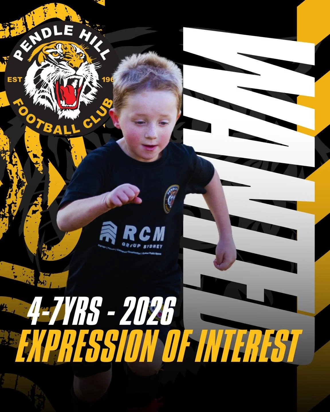 Pendle Hill FC &ndash; 2026 Season

We&rsquo;re on the lookout for players from 4yrs - 7yrs old to join our club for the upcoming season.

Come on down to Pendle Hill and register your child now to have fun at a grassroots football club looking to de