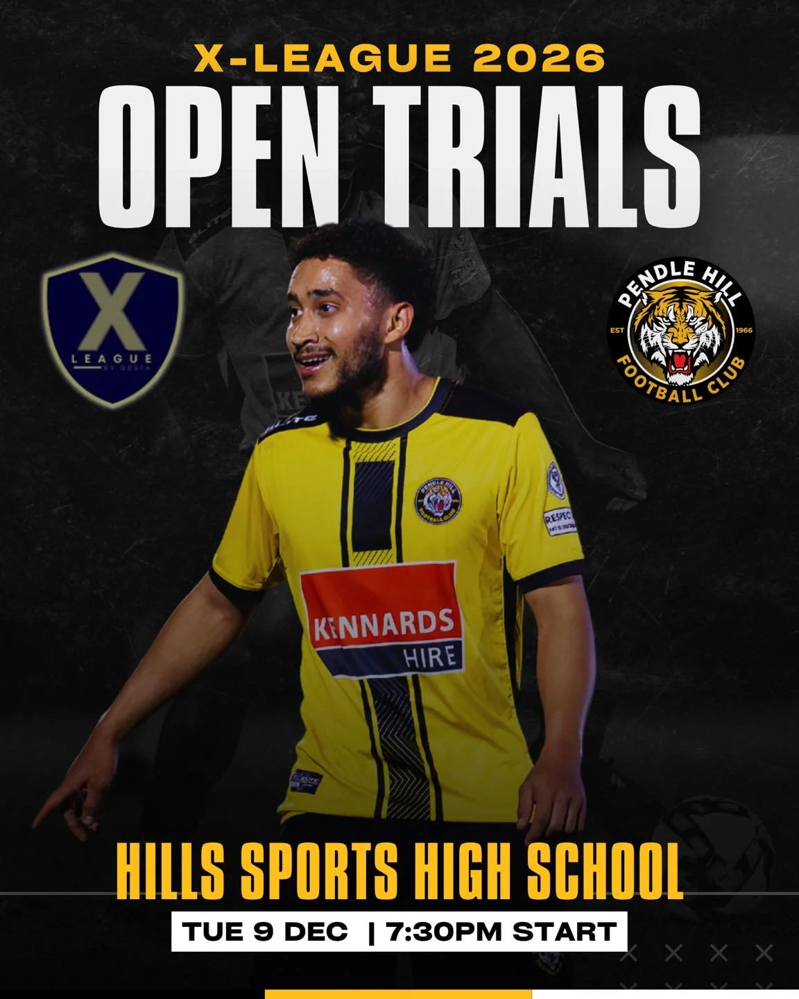 ***X League Pre-Season Trials***

Open trials return for the 2026 season, as we look to go one better on last year's cup final run and a strong showing in the regular season.

Limited positions available to be filled 

📅 Date: Tuesday, 9th December
