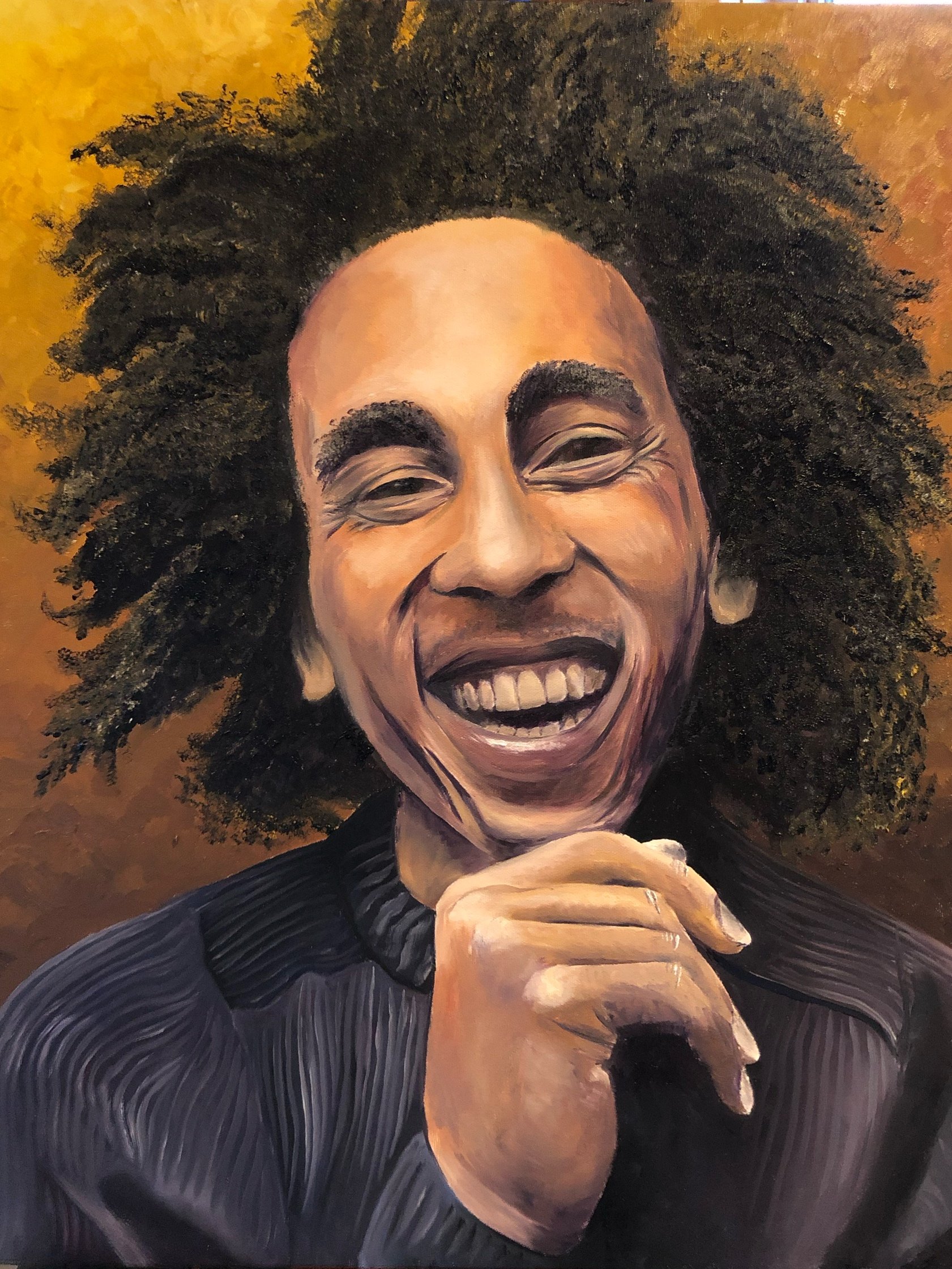 Bob Marley portrait by Alex Lorieau