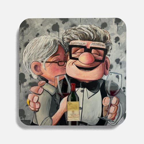 Drink Coaster - "Up For Bordeaux"