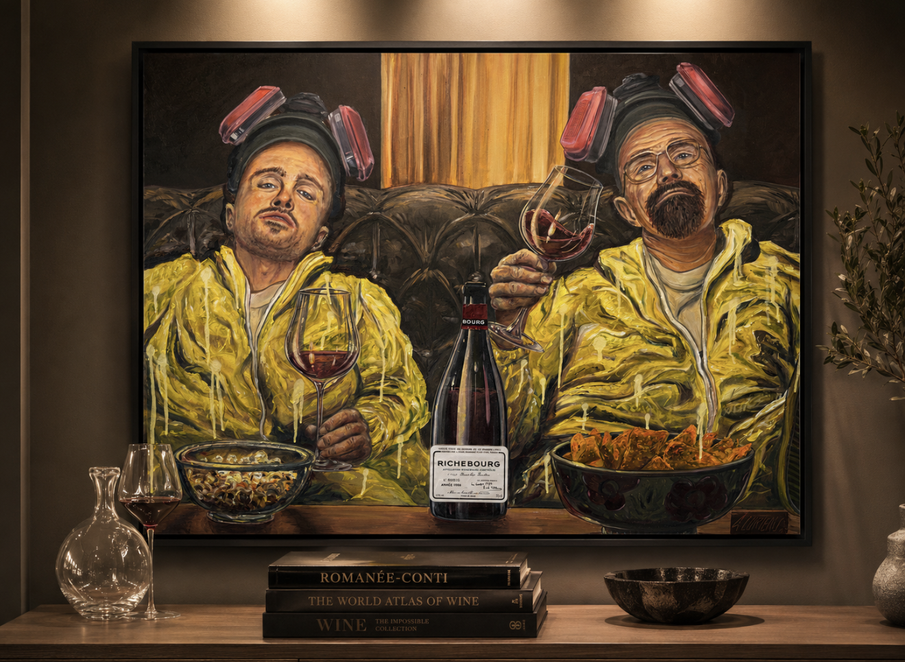Breaking (Riche)Bourg 30x40" oil on canvas