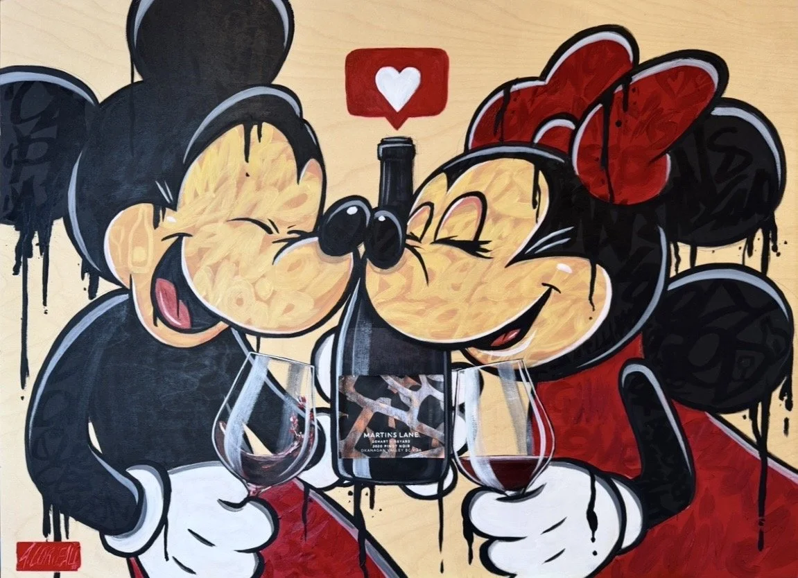 A toast to love & Martins Lane - 20x30" original painting SOLD
