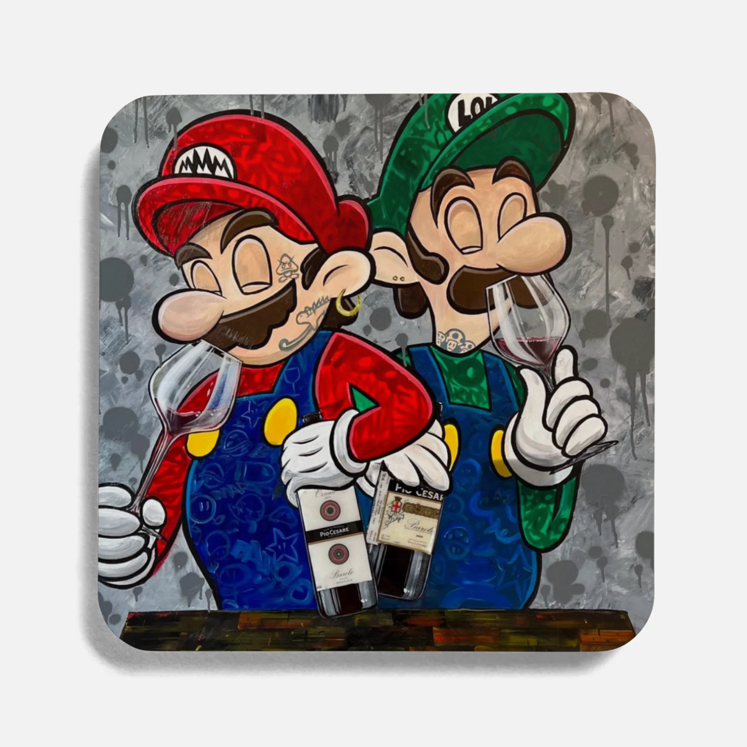 Drink Coaster - "Mamma Mia Barolo"