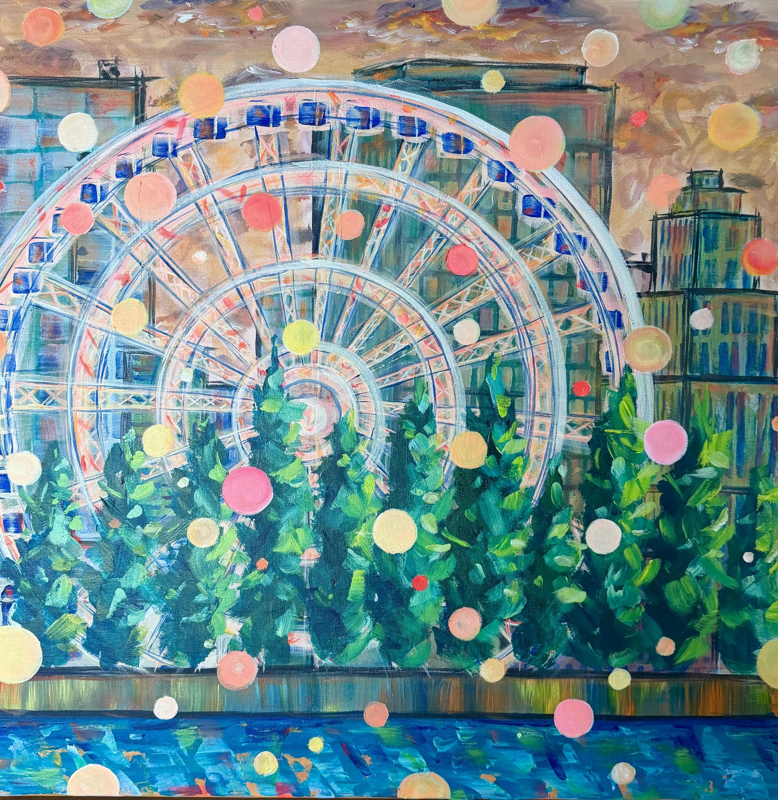 Montreal Playground II 24x24"