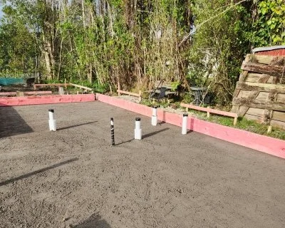 pre slab plumbing installation on Auckland residential earthworks site run by Oxen limited