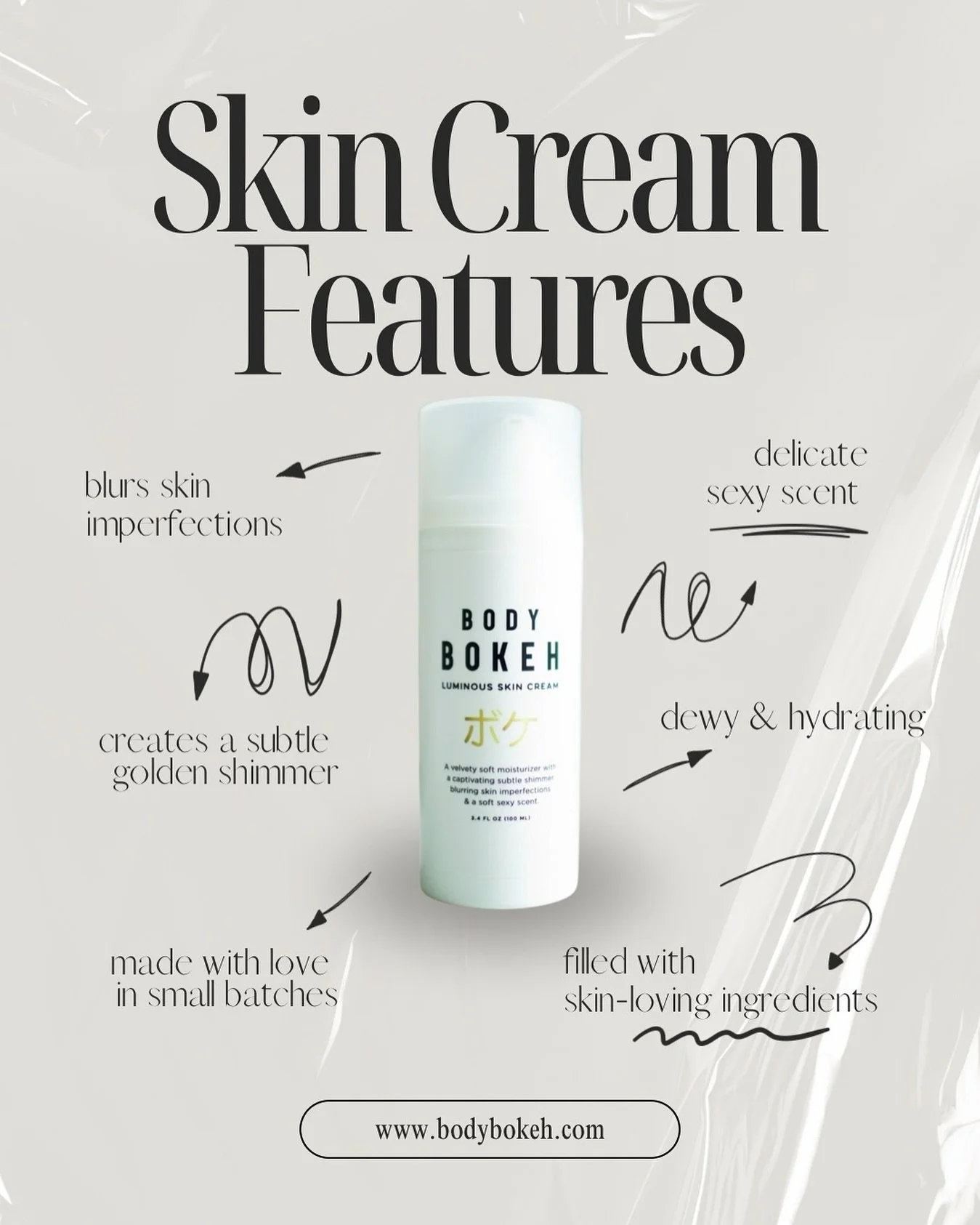 Your skin will go from thirsty to flirty- hydrated &amp; luminous ✨ With Body Bokeh it&rsquo;s always glow time! 

#womenskincare #handmade #womanownedbusiness #cleanbeauty
