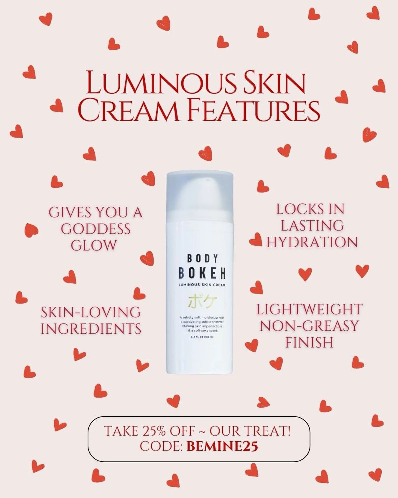 Fall in love with your skin 💕🌹 Enjoy 25% off with code BEMINE25 

#luminousskin #goddessglow #womenskincare #loveyourskin