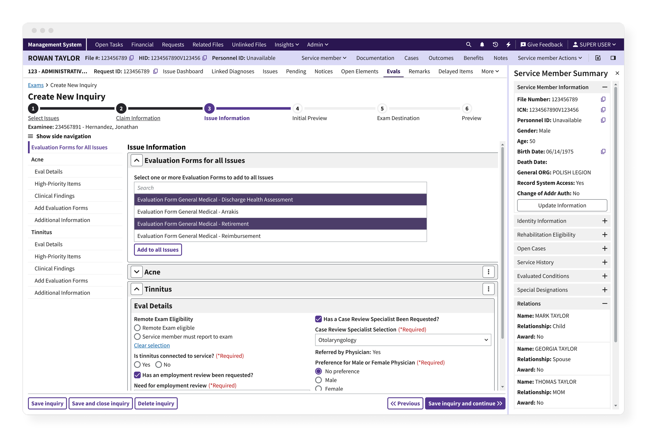 04-Scheduled Evaluations-Create New request-contention information.png