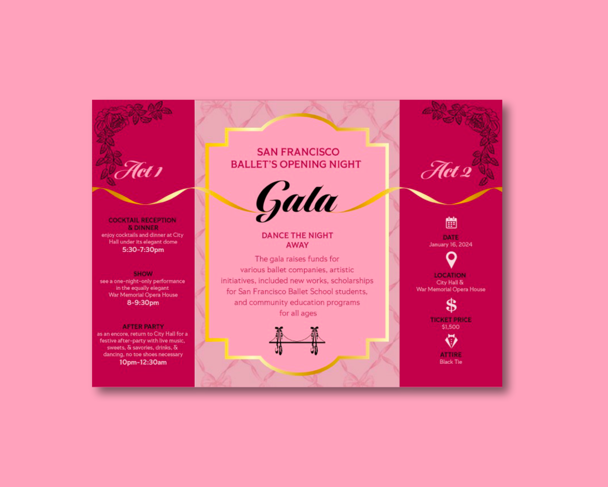 Invitation: San Francisco Ballet Gala