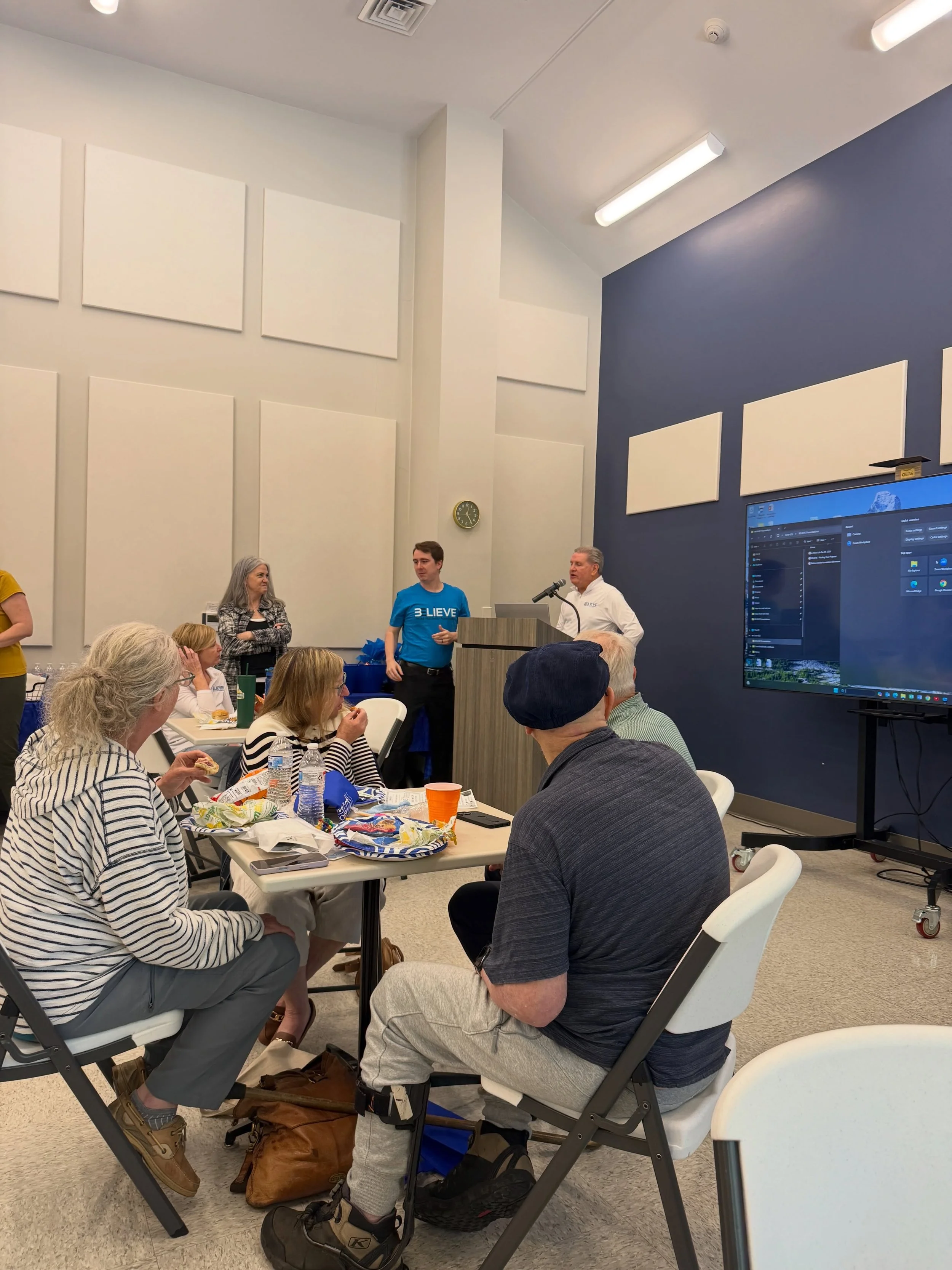 Yesterday, we had the opportunity to spend time with some amazing people in the brain injury/stroke network at the @believe_srf and @braininjuryassociationnc Luncheon. We loved hearing the inspiring stories from survivors and motivational presentatio