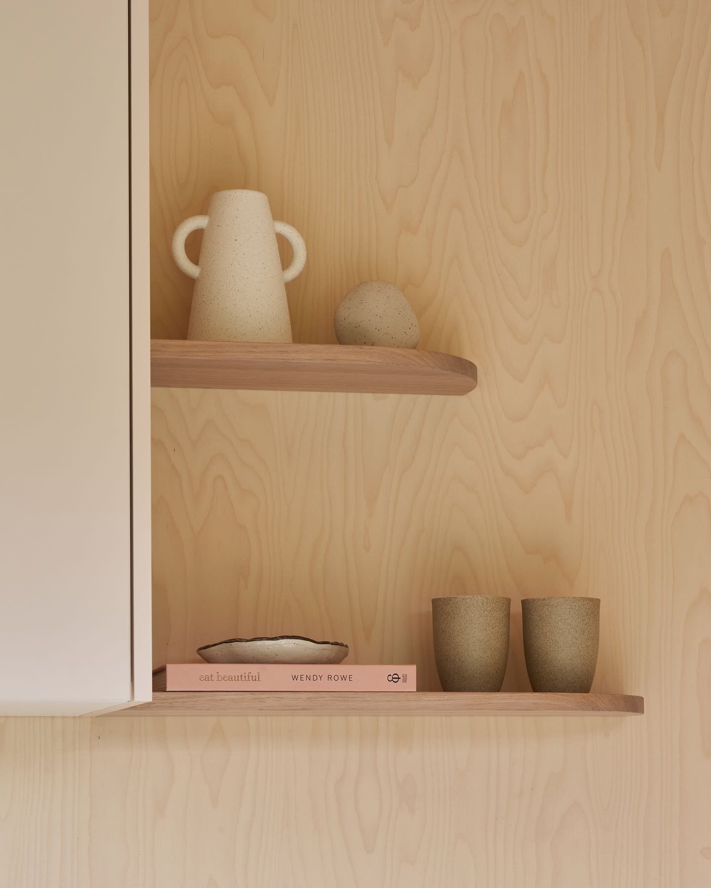 It&rsquo;s all in the details ✨ Handcrafted Tasmanian Oak shelving and screening in Harper. 

Photography / @andymacpherson.studio 
.
.
.
#slowliving #minimalliving #tinyhouse #tinyhome #tinyhomes #tinyhouseliving #tinyhousemovement #tinyhouseaustral