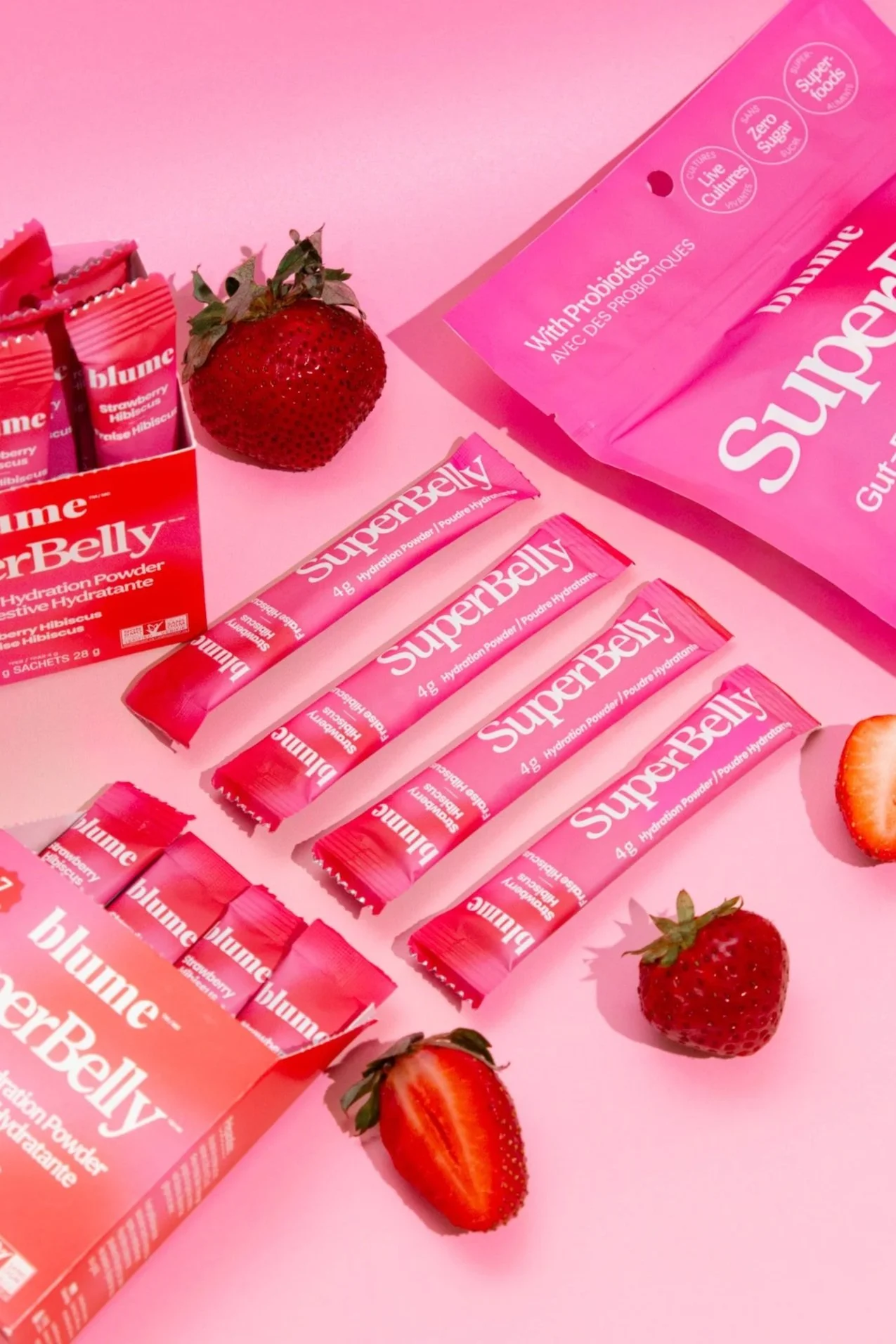 Blume Superbelly Strawberry Commercial Product Photography Sunny Honey Studio