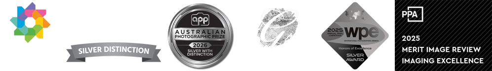 photography competition badges awarded to Jessica Carlson of Flashpoint Photography