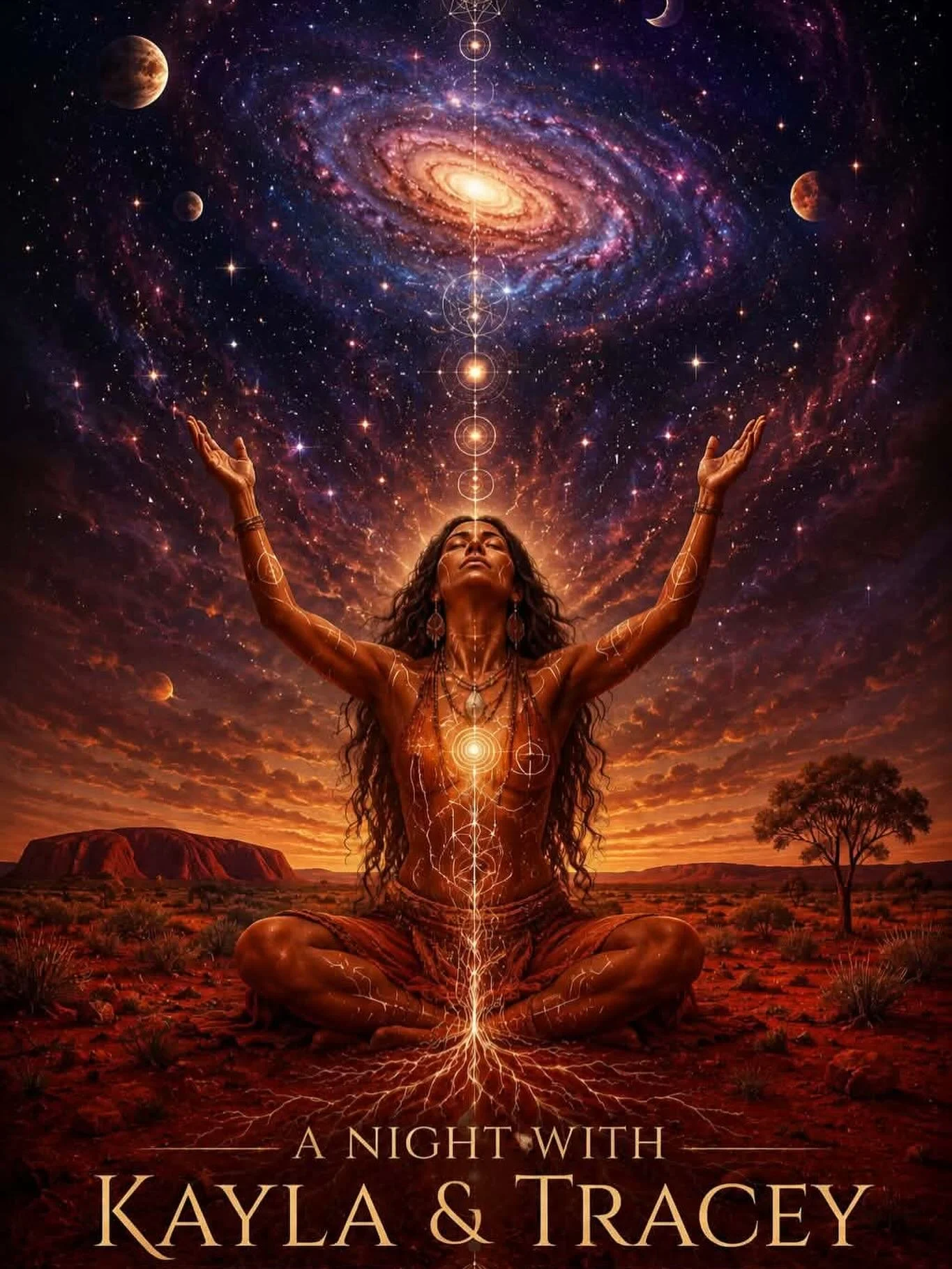 Very Excited!! we @traceymcmahon_ 
have just released our next evening In Tallebudgera Valley - each of these are different and hold their unique frequency 💖

A night with Kayla and Tracey

A harmonic Convergence: A Night of Galactic Healing and Ear