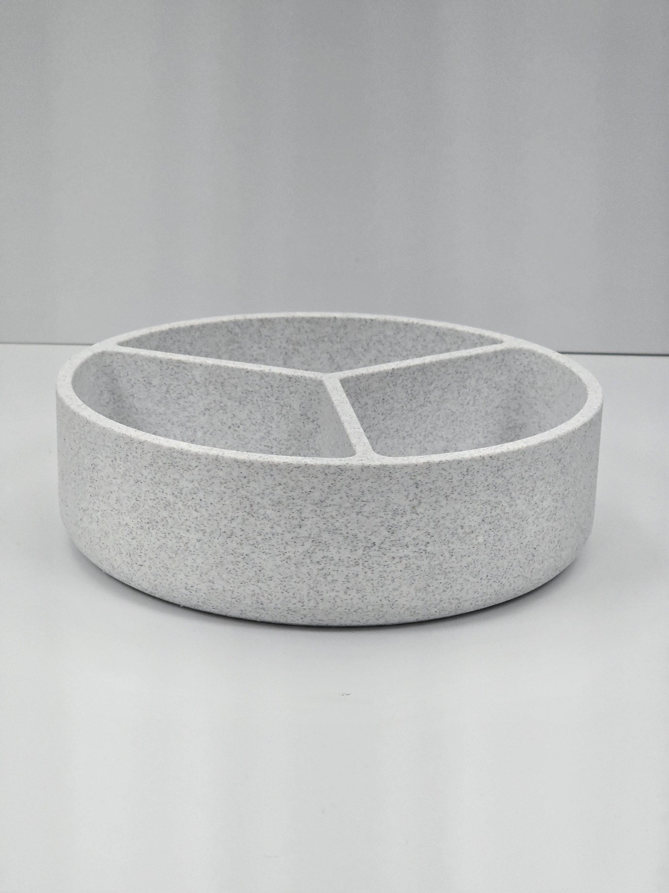 Delta - Bowl - Tri Round - White Marble - Single - PDBPLAS-2-2-1-1101.jpg