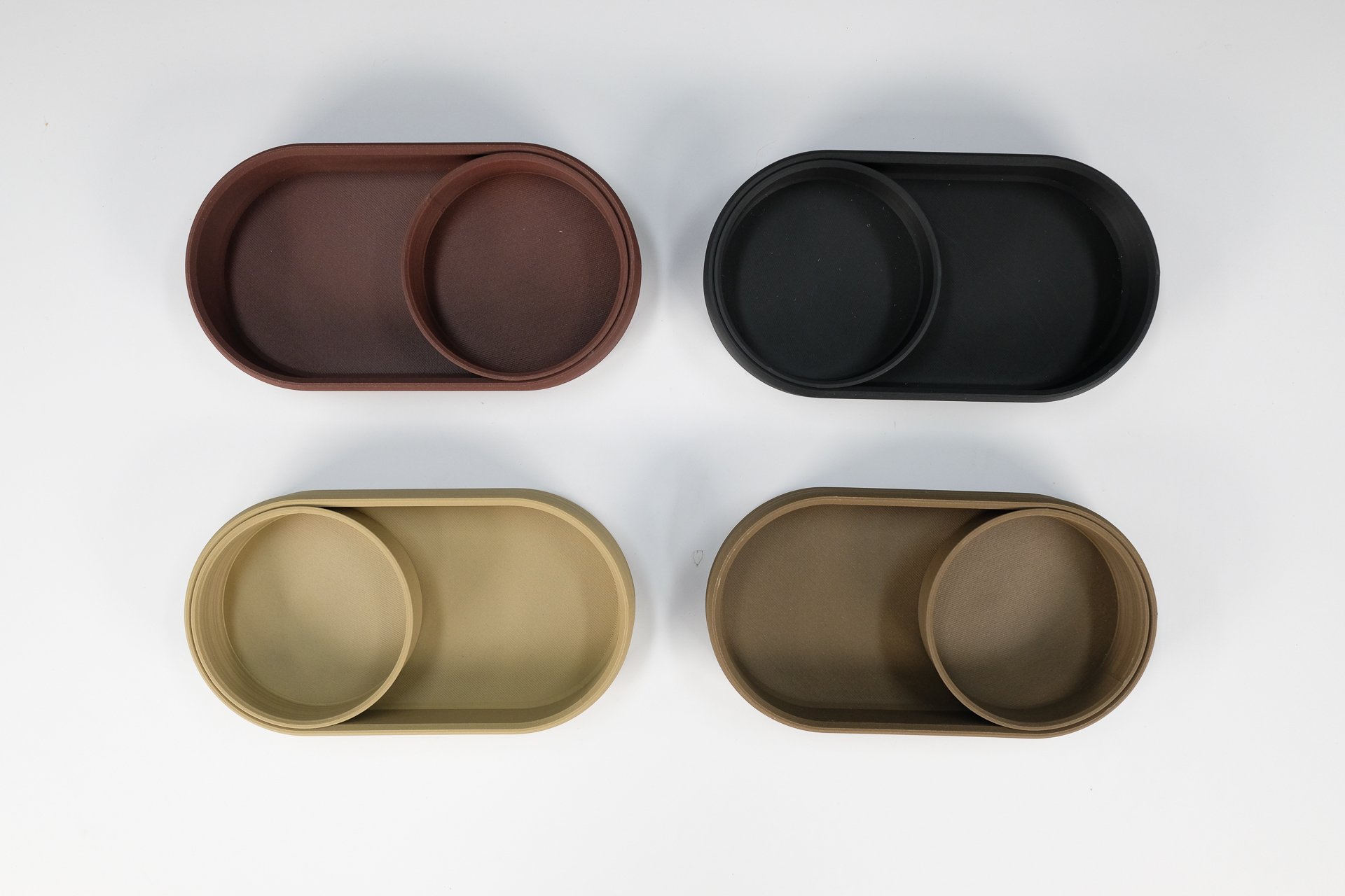 Oval Desk Organiser