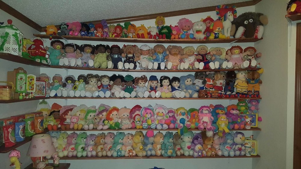 So Many 80's Dolls! Cabbage Patch Kids, Rainbow Brite, Care Bears, Popples, Get Along Gang