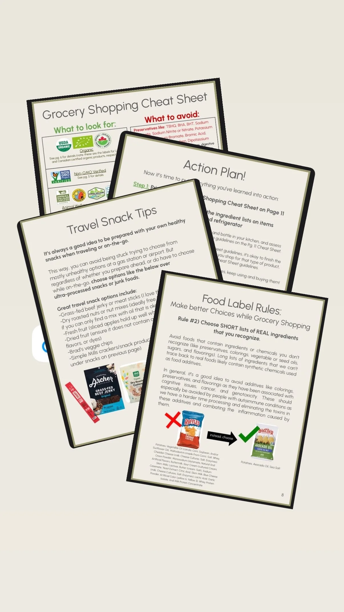 Phos Wellness Conscious Kitchen Guide: Your No-BS Guide to Food Labels and Cleaner Ingredients