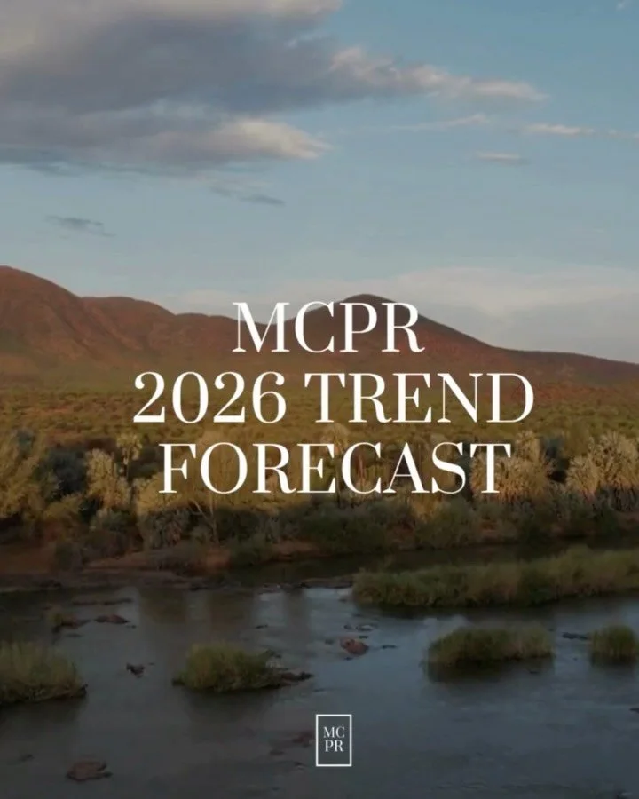 MCPR&rsquo;s third annual 2026 Luxury Travel &amp; Hospitality Trend Forecast is officially live! ✨

Through a forward-looking industry lens that examines the cultural, behavioral, and economic forces reshaping how U.S. and global travelers will seek