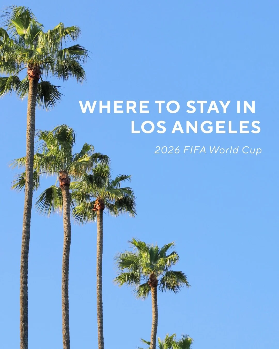 Let the games begin! ⚽️ This June, #FIFAWorldCup26 is coming to Los Angeles and will light up the city with 39 days of matches, unforgettable moments, and citywide celebrations.

Fresh off being named one of @nytimes&rsquo; 52 Places to Go in 2026, L