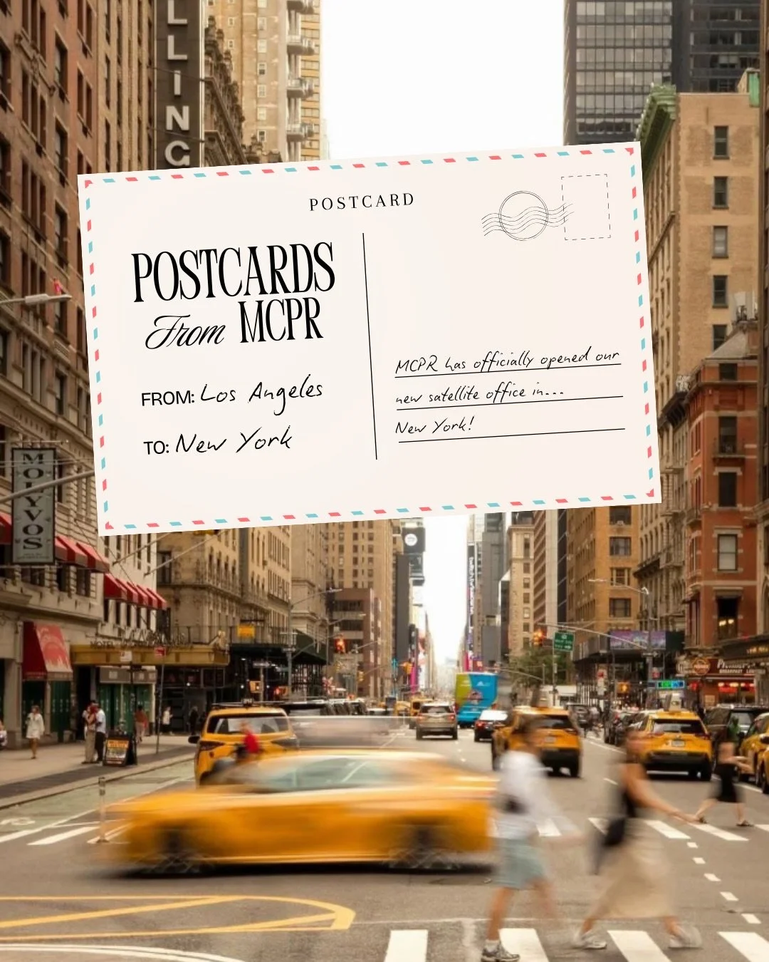 MCPR has officially landed in the Big Apple!🗽🍎✨🏙️
 ⁠
As our team and award-winning client roster continue to grow, Modern Currency PR is proud to expand its national footprint with a new satellite office in New York, strengthening our coast-to-coa