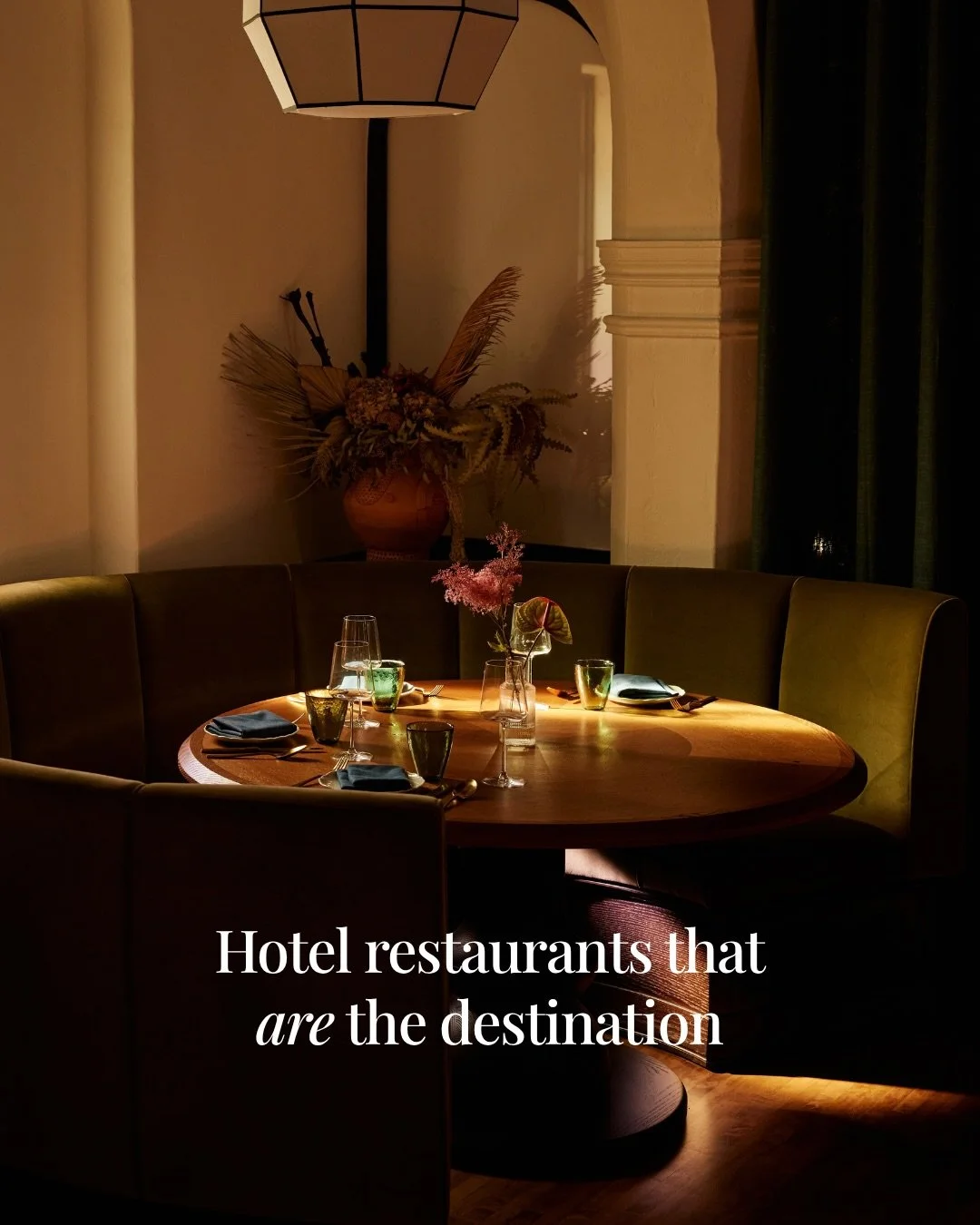 The hotel restaurant has officially become the most coveted restaurant reservation in town, and rightfully so.

Once considered a matter of convenience, hotel dining has officially entered a new era. Across California, some of the most exciting table