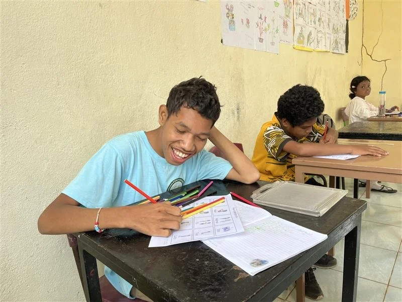 Student at KATILOSA during class