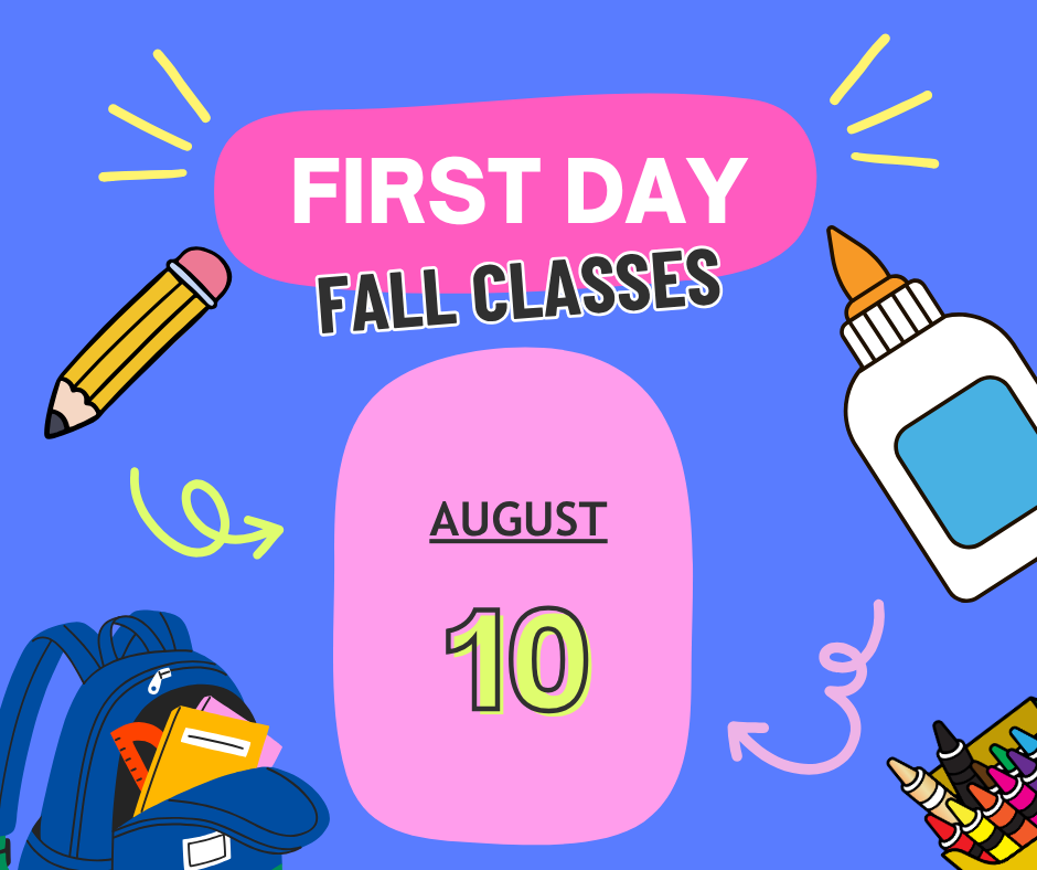 Fall Classes Begin