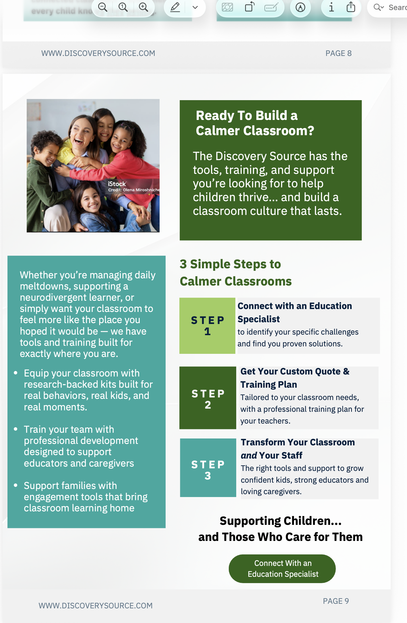 Lead Magnet E Book sales page