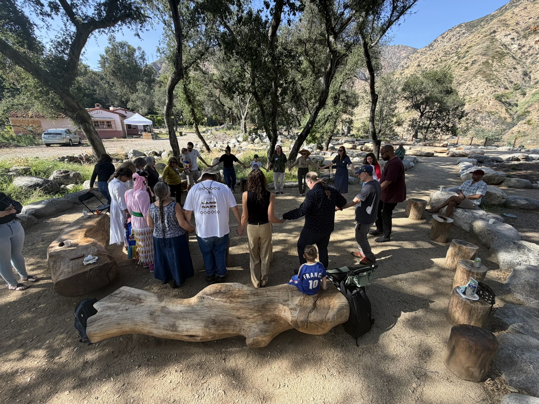This is a picture from a youth-led event at Huhuunga.