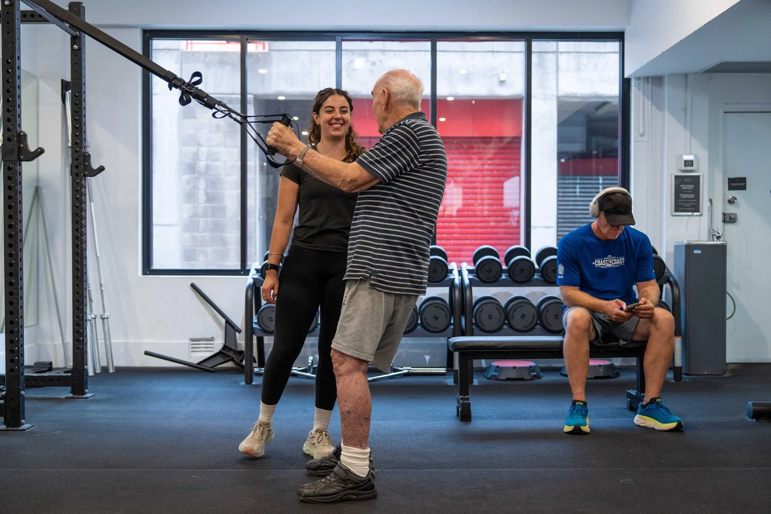 Coach and client Watt St Athletic