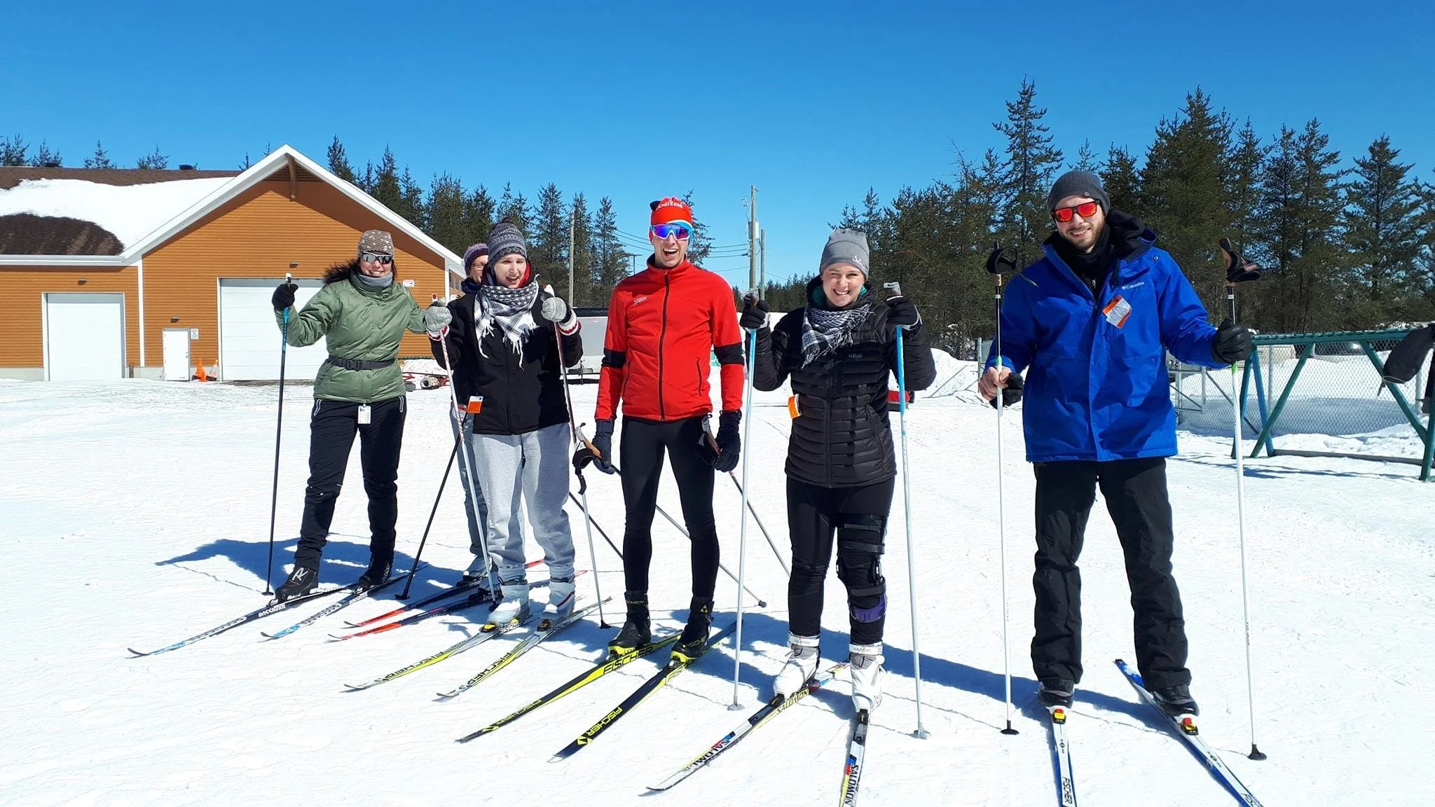 Formation de Ski de fond Skate au Québec, mais ailleurs que dans la région de Québec.