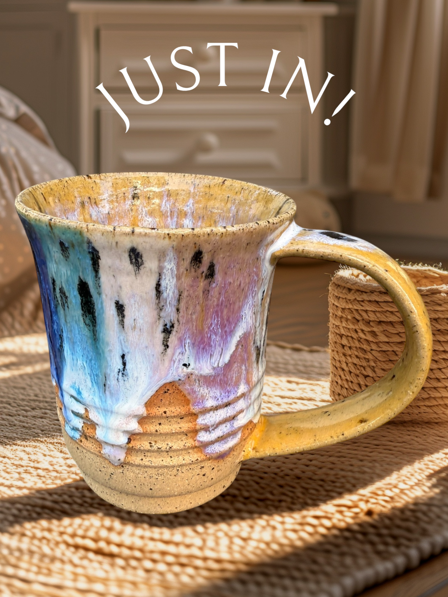 Kaleidescope artisan mug - Dandelion