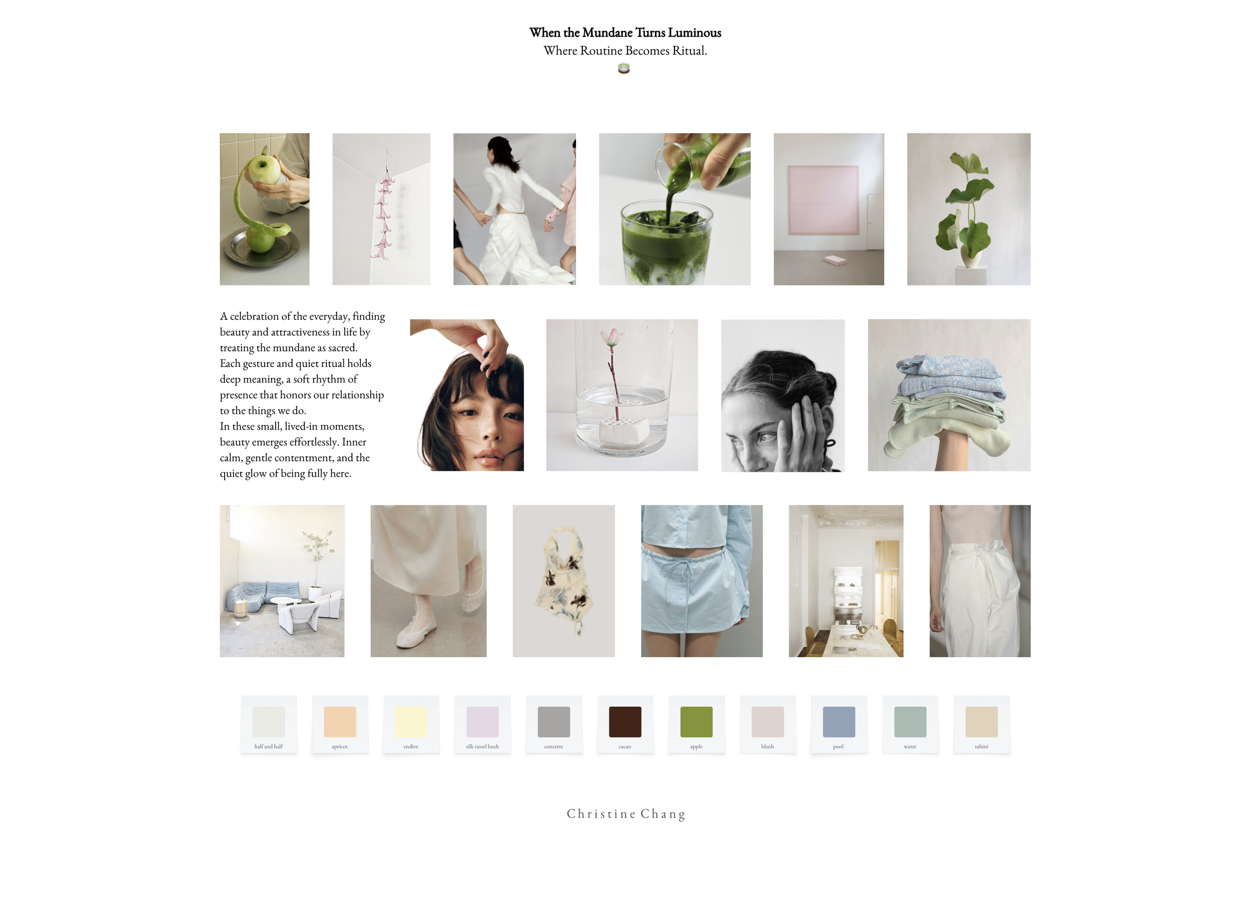 When The Mundane Turns Luminous