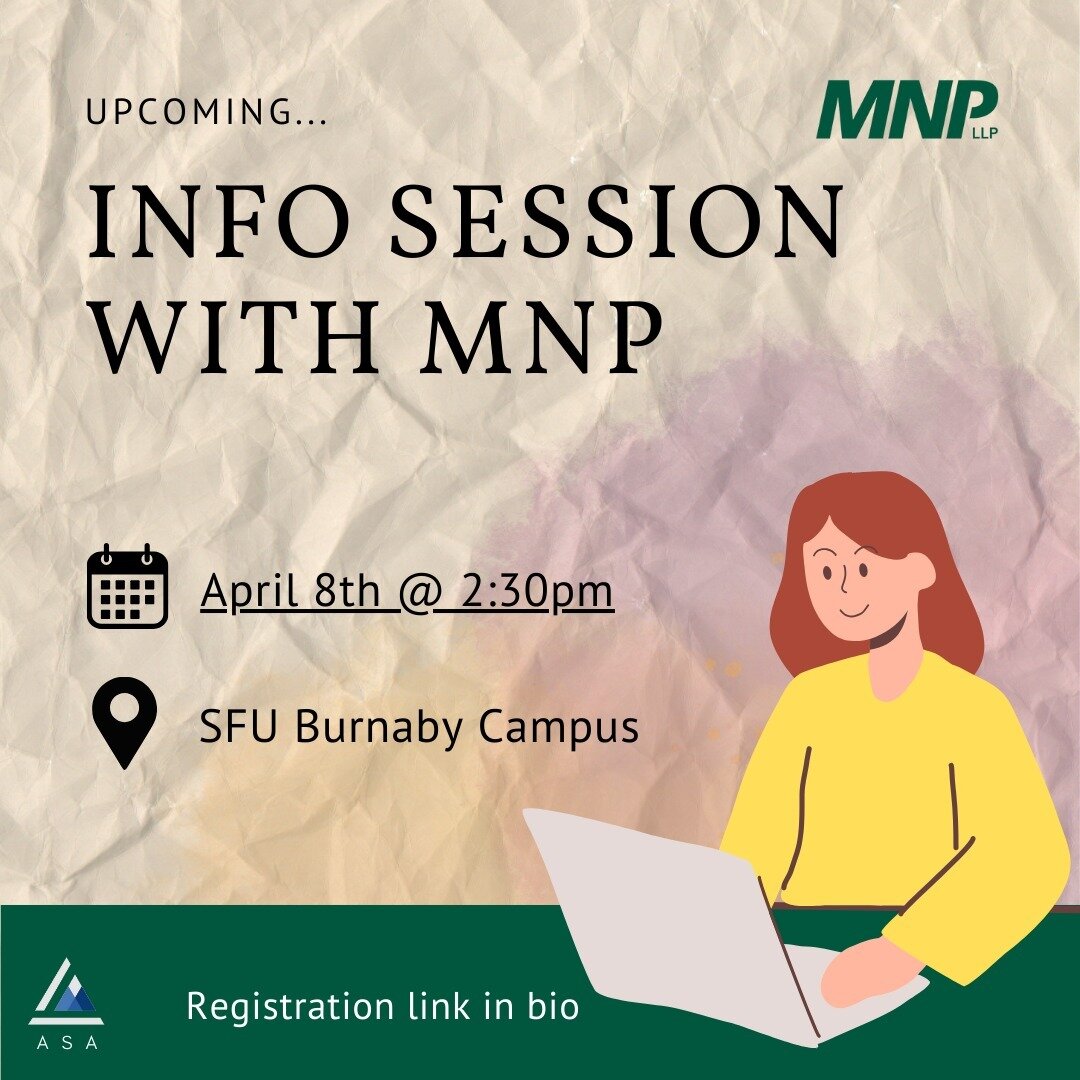 Ready to level up your career? Don&rsquo;t miss out on our upcoming MNP info session where you can gain valuable insights into new opportunities. Come learn about what it&rsquo;s like working at MNP! 🚀

MNP is one of the leading accounting and consu