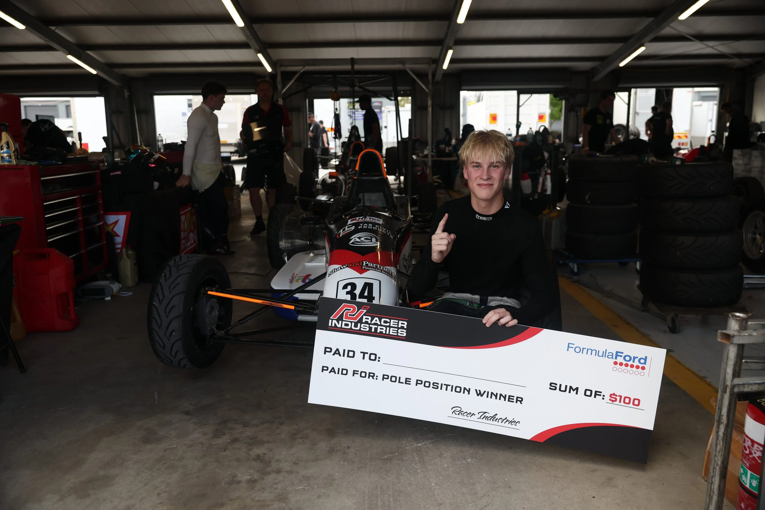 Oli Wickham completes hat-trick of Yokohama Tyre AASA Australian Formula Ford Championship poles at Queensland Raceway