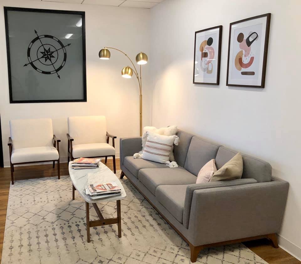 Meridian Counseling's therapy office in Los Angeles, designated as an in-network facility with Anthem Blue Cross, providing a welcoming space for therapy sessions.