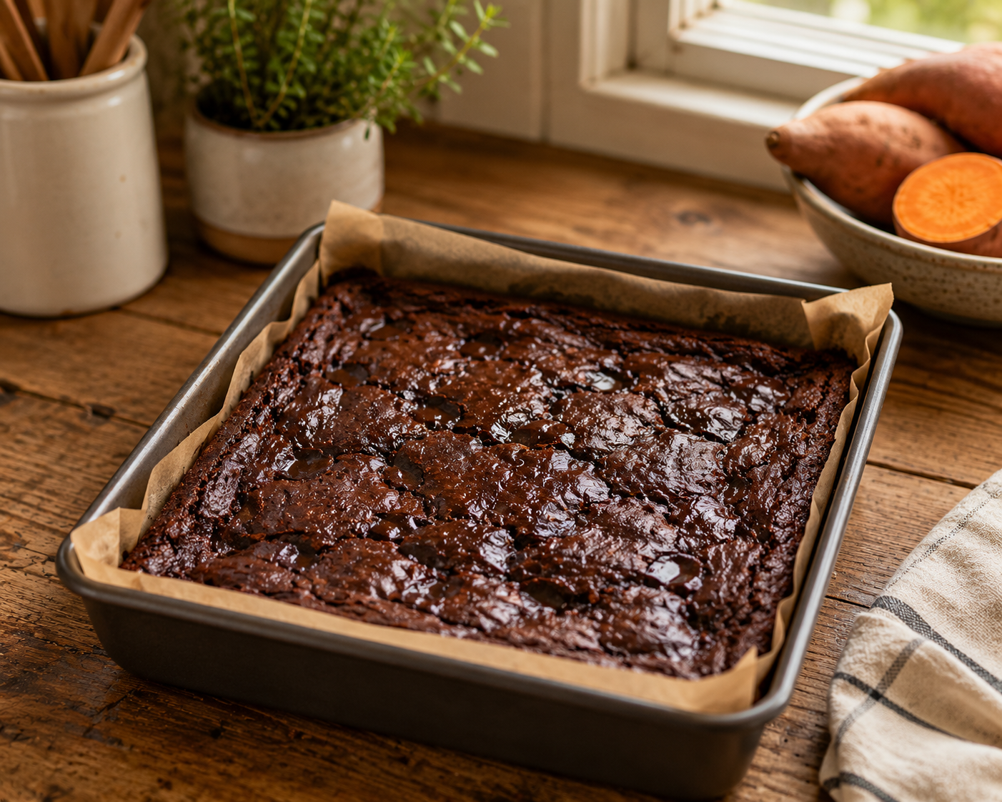 Sweet Potato Brownies (GF)