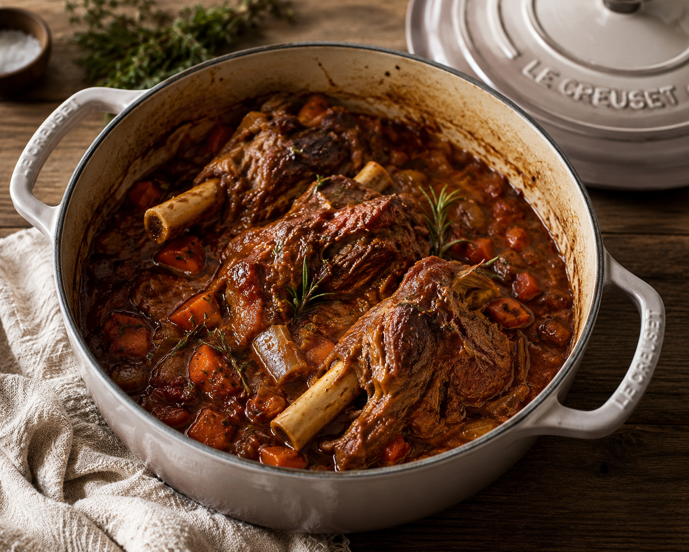 Slow Roasted Lamb Shanks