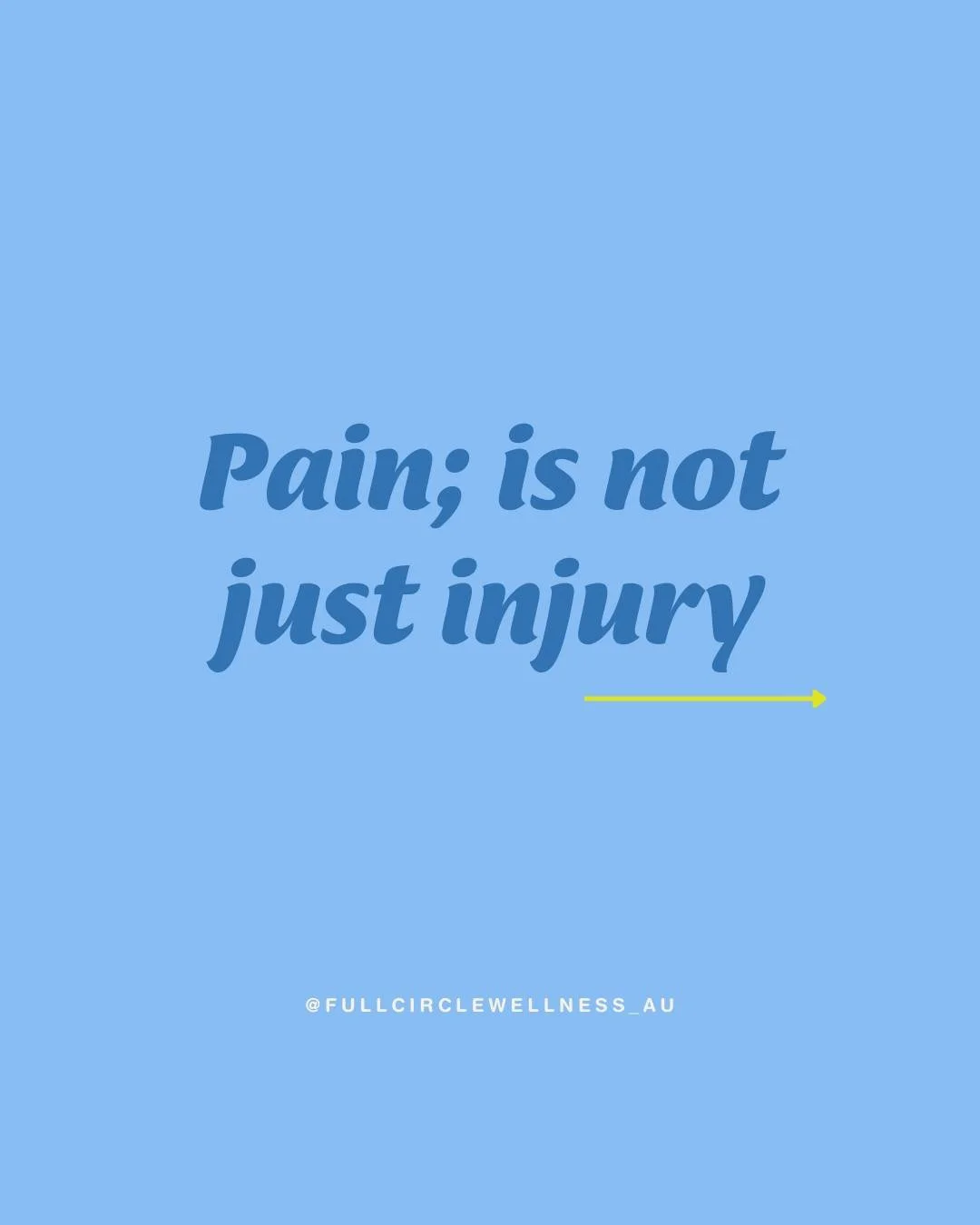 Pain isn&rsquo;t always a sign of damage, sometimes it&rsquo;s a sensitive alarm system. 🔔

Stress, poor sleep, past injuries, and low mood can turn up the &ldquo;sensitivity dial.&rdquo; Even after tissues heal, the alarm can keep ringing. The pain