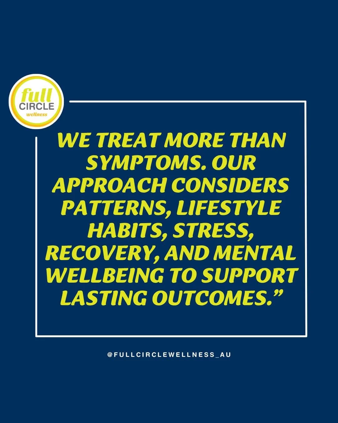 Health is rarely defined by just one factor. Pain, injury, fatigue, or chronic conditions often sit within a broader picture that includes lifestyle habits, movement patterns, stress, recovery, and overall wellbeing.

At our clinic, we aim to treat m