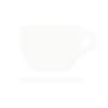 Weiße Kaffeetasse auf schwarzem Untersetzer