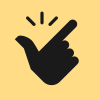 Icon laienfreundliche Bearbeitung, Fingerschnipsen