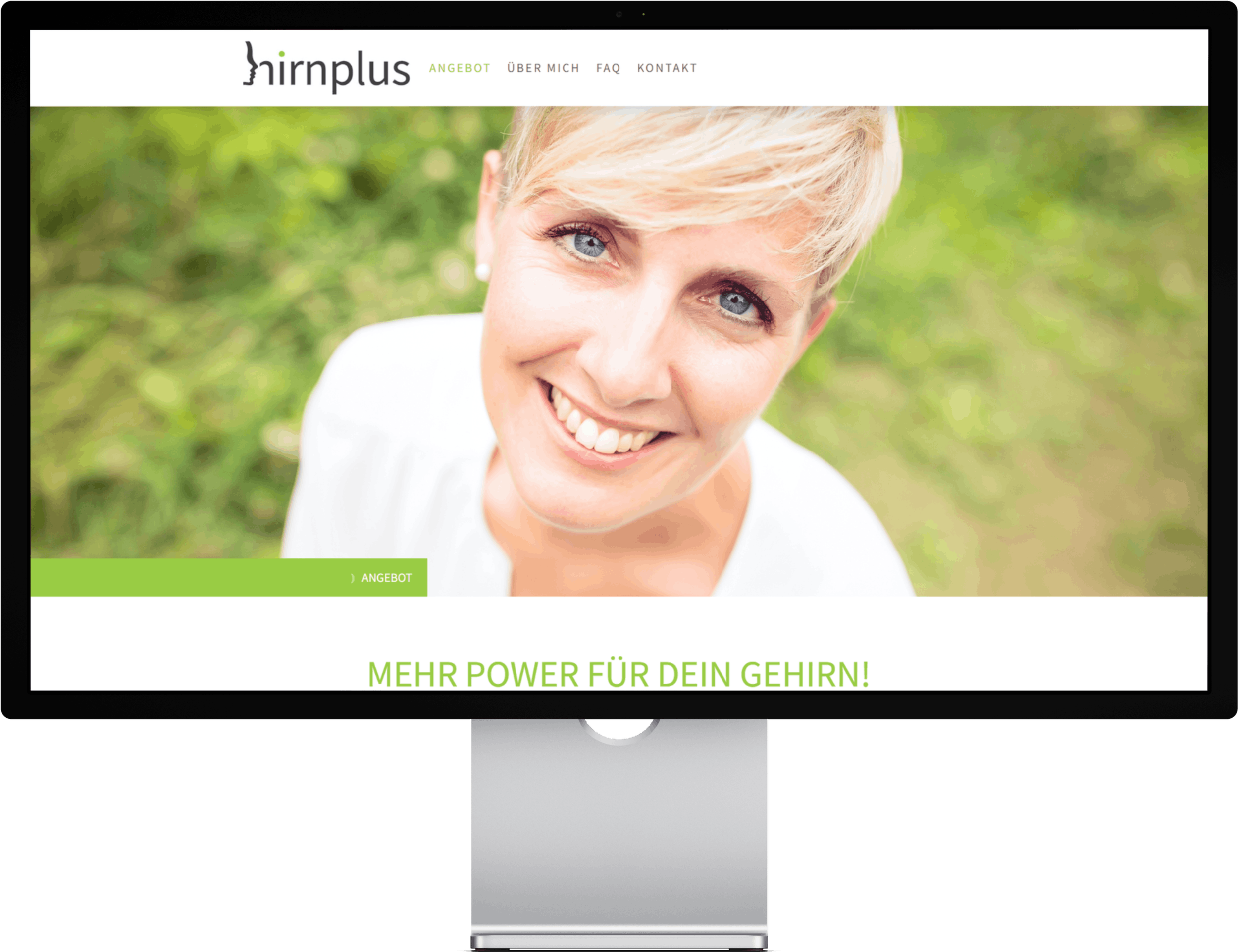 Screenshot einer alten Webseite