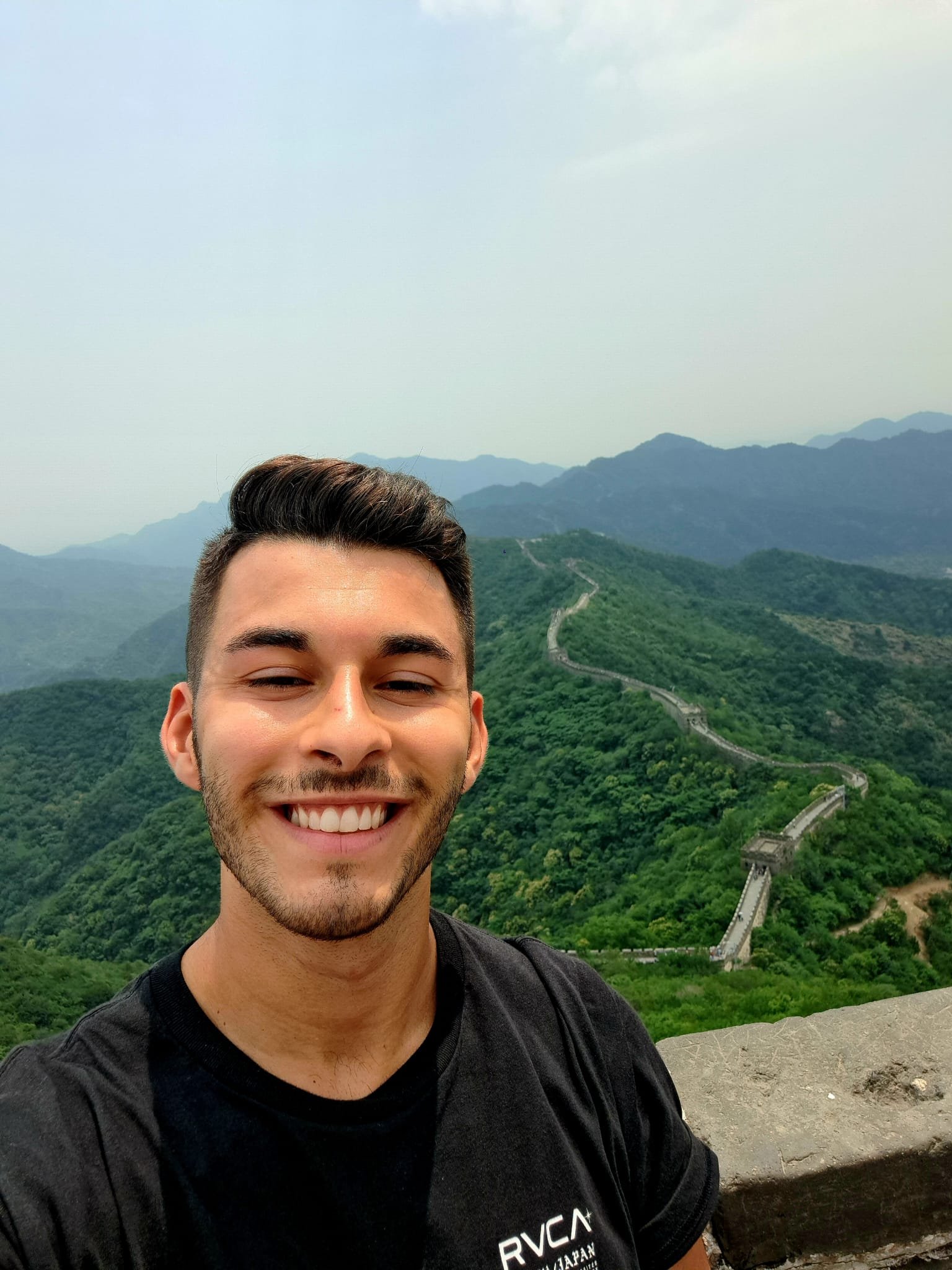 Philipp Zimmermann Webdesigner Schaffhausen an der chinesischen Mauer