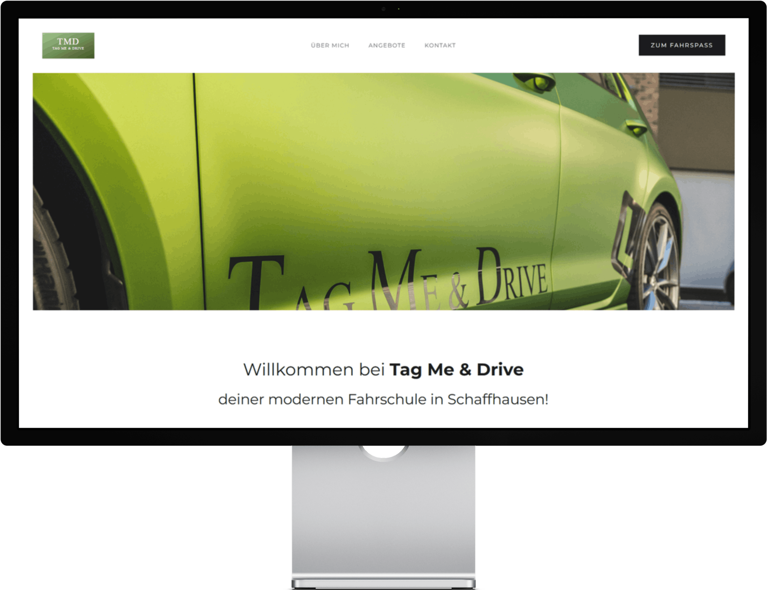 Screenshot einer Webseite