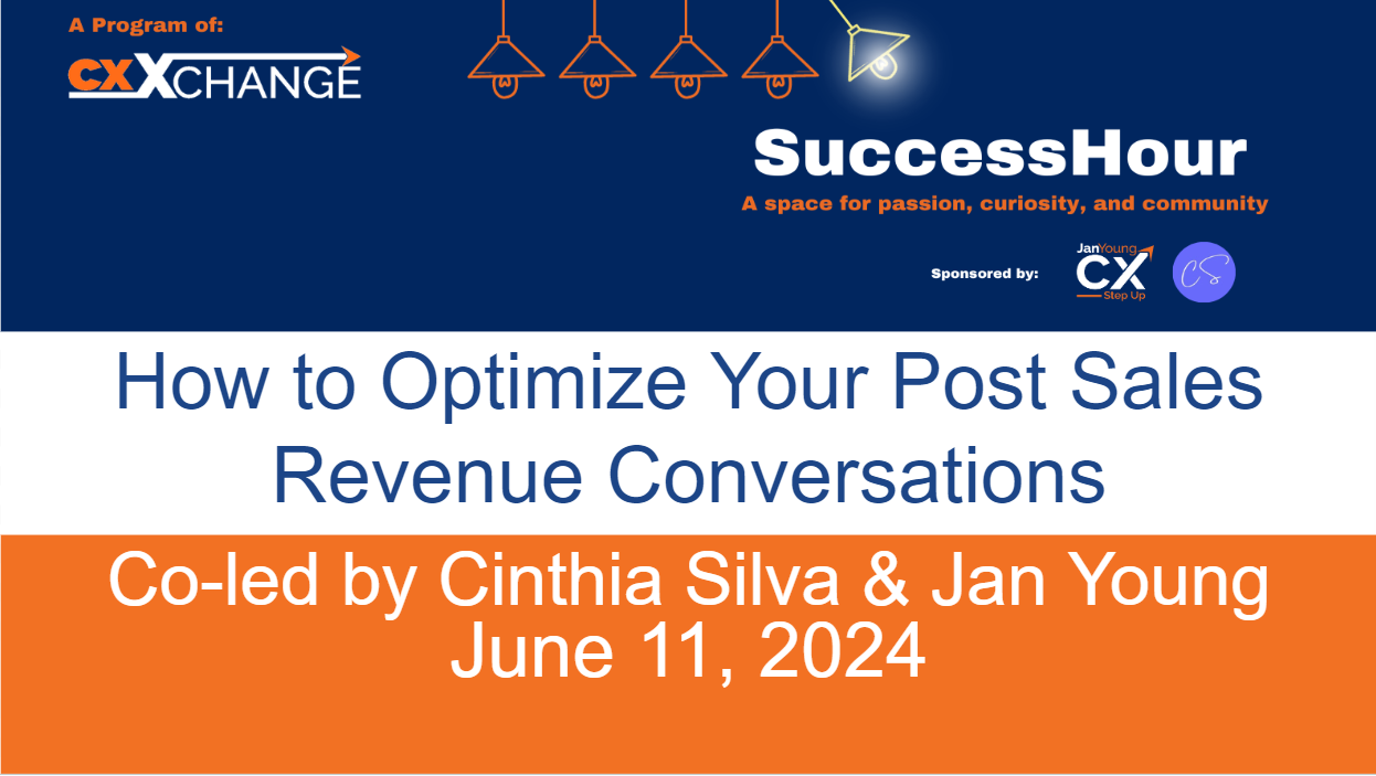 How to Optimize Your Post Sales Revenue Conversations