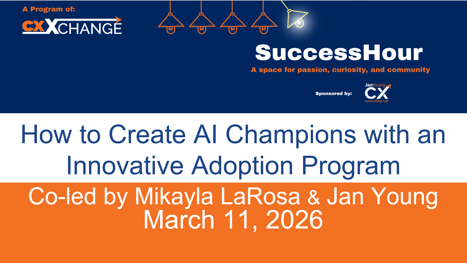 Success Hour- How to Create AI Champions with an Innovative Adoption Program