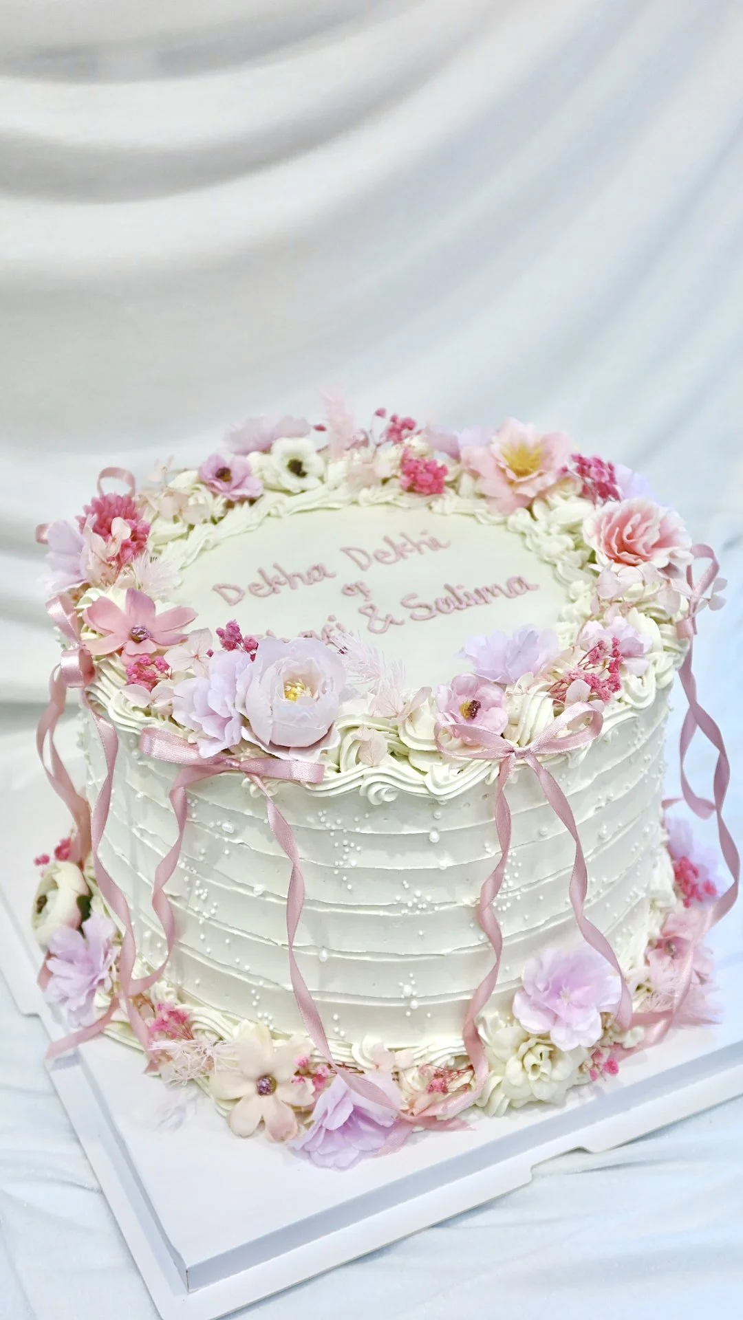 Vintage Floral Cake - COLLECTION FROM IG3 ONLY