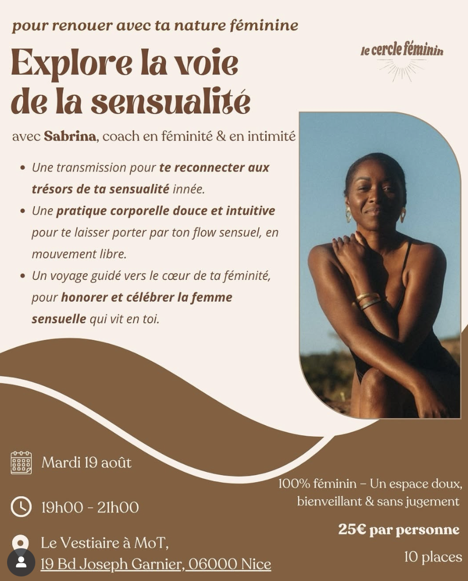 Explore la voie de la sensualité - Le Cercle féminin